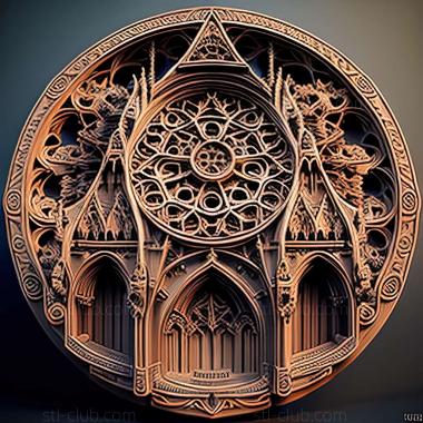 3D model notre dame (STL)